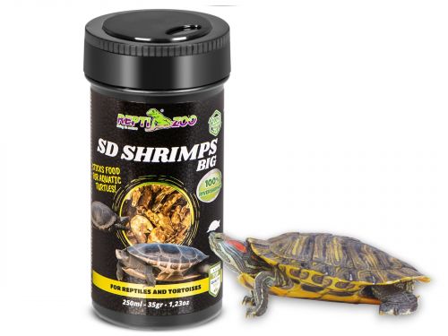 Krewetki półmiękkie dla gadów i płazów Semi Dry Shrimps L 250ml Repti-Zoo 19,99 zł