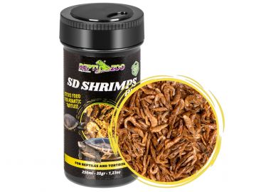 Krewetki półmiękkie dla gadów i płazów Semi Dry Shrimps L 250ml Repti-Zoo 19,99 zł