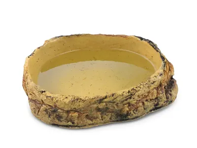 Duża miska do terrarium 26,5x22,5x6 cm – na wodę lub pokarm Repti Planet – pokarm dla zwierząt