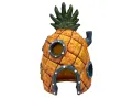 Domek ananas 8x8x13cm - dekoracja do akwarium i terrarium ATD – kora korkowa, kryjówka i
