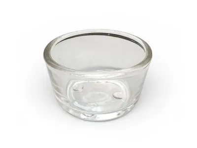 Mała miska szklana do terrarium - Glass Bowl S – miska / poidło do terrarium dla gadów