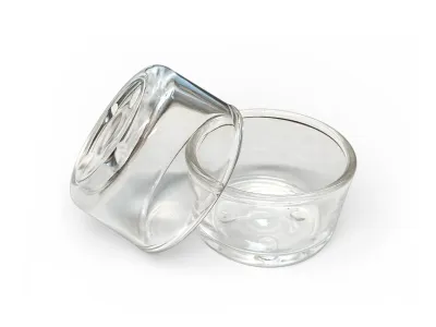 Mała miska szklana do terrarium - Glass Bowl S – miska / poidło do terrarium dla gadów
