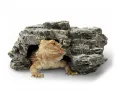 Jaskinia do terrarium dla gadów Grey Granite Cave L 26,5x18,5x10,5cm ATD
