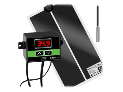 Mata grzewcza do terrarium Amantea 45W z termostatem 80x28 cm