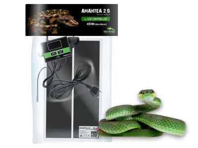 Mata grzewcza do terrarium Amantea 45W z termostatem 80x28 cm