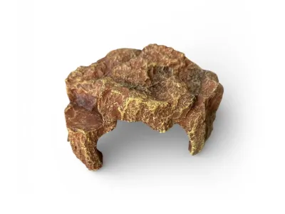 Jaskinia piaskowiec do terrarium dla małej jaszczurki czy węża M 13,5x12x6,5cm ATD