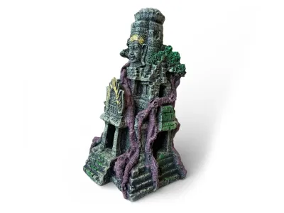 Świątynia Buddy do akwarium i terrarium 25 cm – kryjówka dla ryb, pająków i gadów