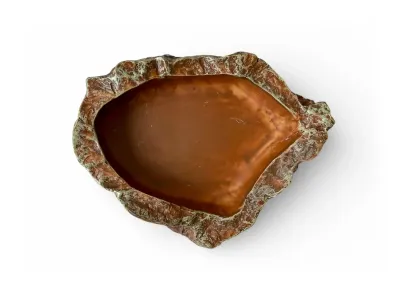 Mała piaskowa miseczka do terrarium S 10cm – na wodę, pokarm czy witaminy