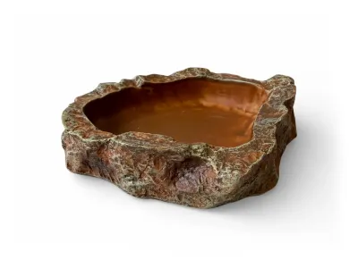 Mała piaskowa miseczka do terrarium S 10cm – na wodę, pokarm czy witaminy