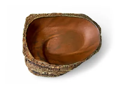 Piaskowa miska do terrarium M 12,5 cm – na wodę i pokram dla gadów i płazów