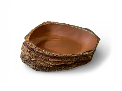 Piaskowa miska do terrarium M 12,5 cm – na wodę i pokram dla gadów i płazów