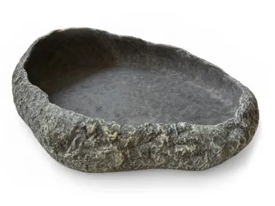 Basen grafitowy do terrarium XXL 40x30x10cm – duża miska dla węży i jaszczurek ATD