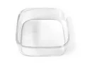 Miska szklana kwadratowa do terrarium 6x6x2cm - Glass Bowl Square