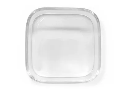 Miska szklana kwadratowa do terrarium 6x6x2cm - Glass Bowl Square