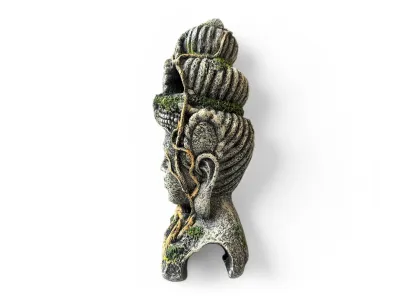 Dekoracja do akwarium i terrarium Buddha Head 17,5x13x26,5cm ATD
