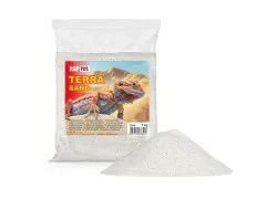 Naturalny piasek do terrarium kremowy 1kg – dla agamy i gekona