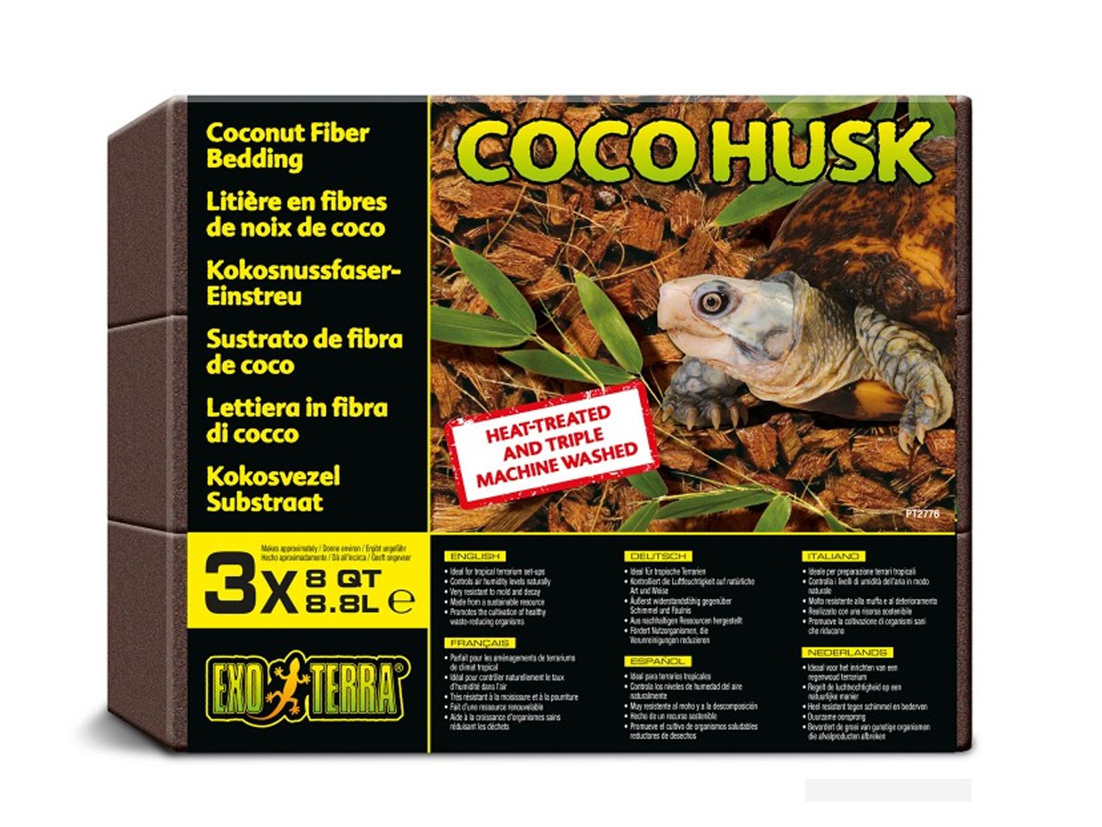 Chips kokosowy, 3-pack Coco Husk, 3x8,8L Exo Terra 37,99 zł