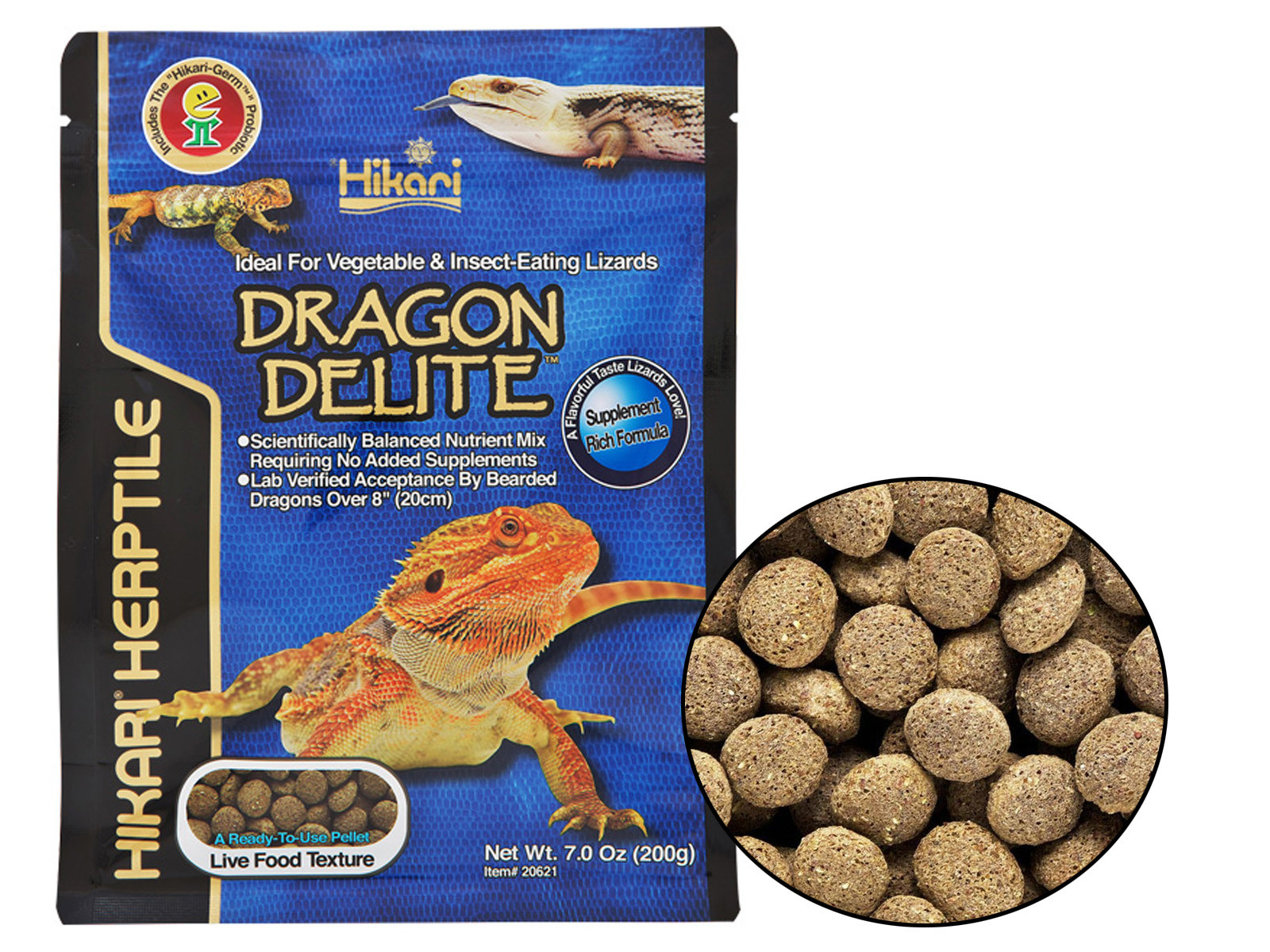 Dragon Delite pokarm dla agamy brodatej Hikari 200g 49,99 zł