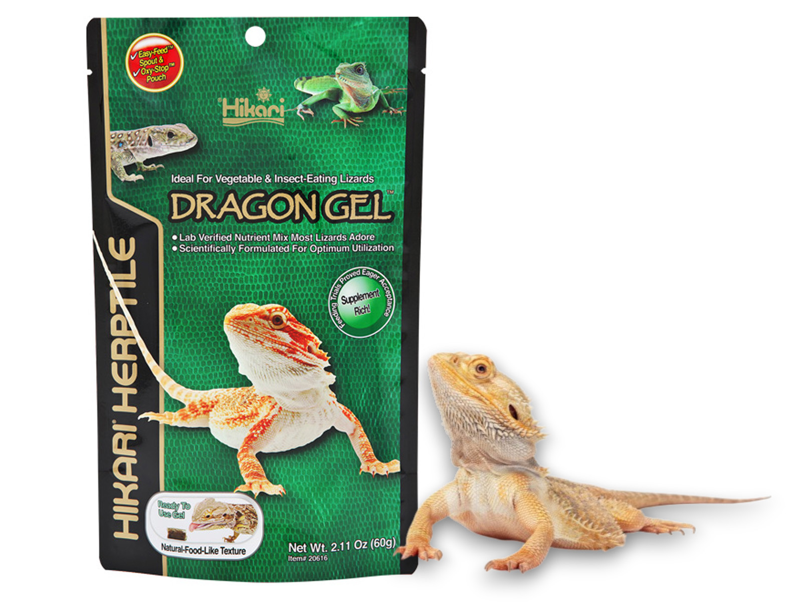 Dragongel pokarm dla agamy brodatej Hikari 60g 34,99 zł