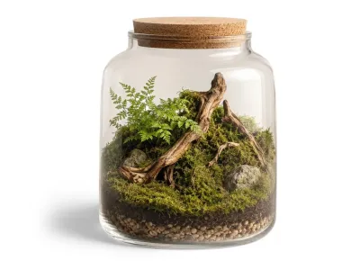 Mech naturalny do terrarium Flat Moss PŁATY 50g – dekoracja do terrarium, naturalny wystrój