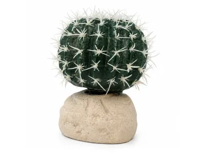 Sztuczna roślina do terrarium kaktus 9cm Barrel Cactus S