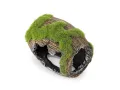 Beczka z mchem  – mała dekoracja do akwarium 8,5cm Happet