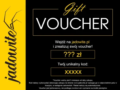 ! Voucher podarunkowy do sklepu terrarystycznego Jadowite.pl ! 30,00 zł