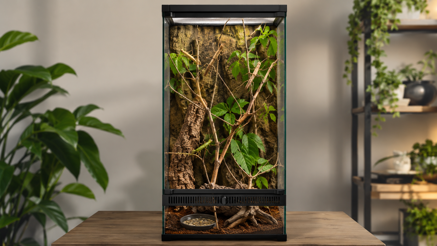 Terrarium dla patyczaka - jak wyposażyć terrarium dla patyczaków? Wszystko co musisz wiedzieć